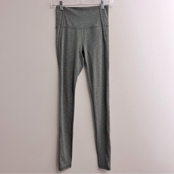 Athleta Elation Over The Hill Tight Legging Extra Long Elation Gray/Green XS - Picture 2 of 14